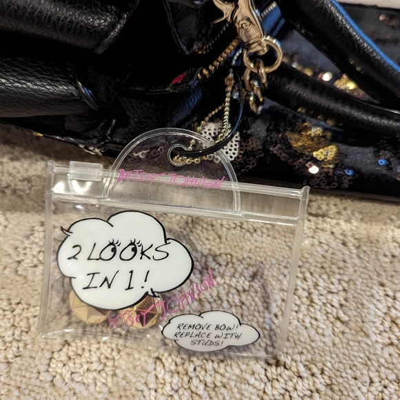 NWT Betsey Johnson Evening Prowl Satchel - Picture 2 of 3